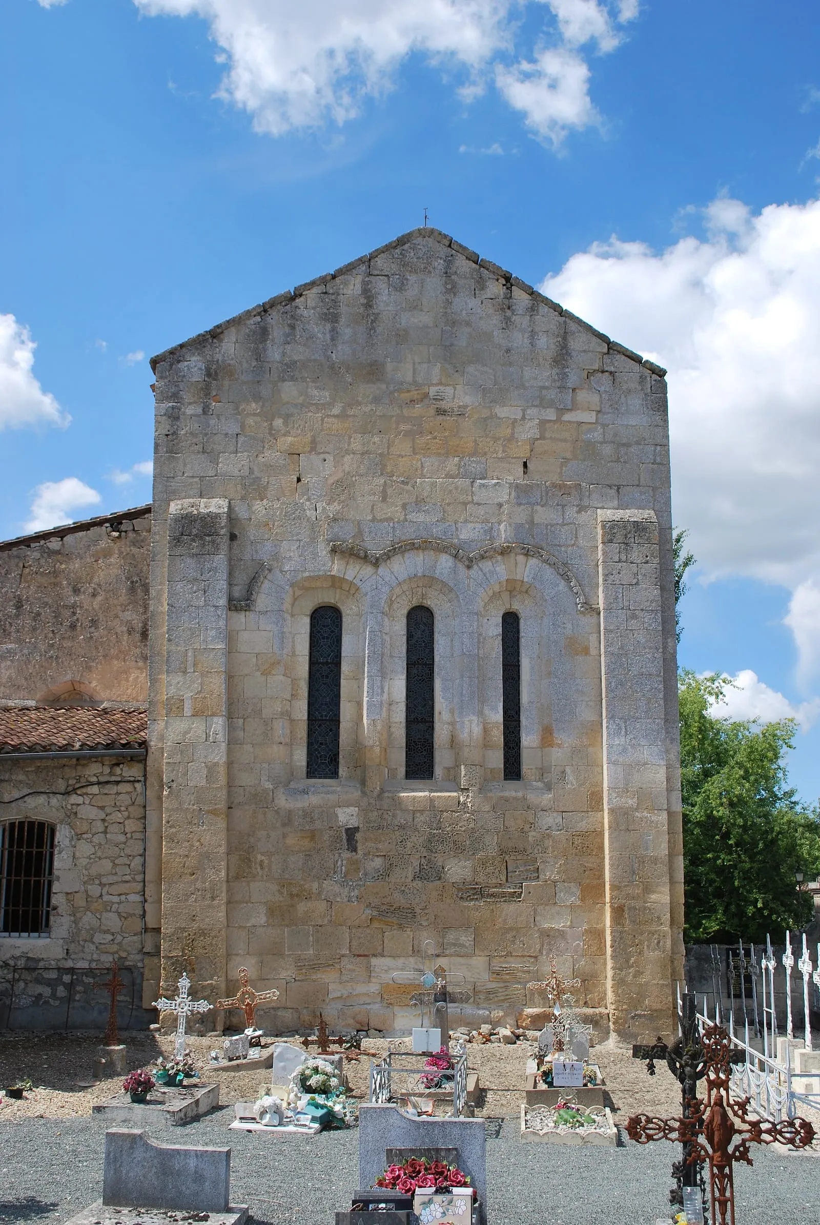 L'église Saint-Martin de Fronsac, inscrite aux monuments historiques depuis 1925